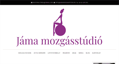Desktop Screenshot of jamamozgasstudio.hu